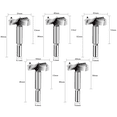 thumbnail image 2 of Broca de carburo ZHAOCHENG 35/40/45/50/60mm fresa para madera 5 uds, 2 of 5