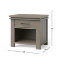 thumbnail image 4 of Child Craft Denman Nightstand, Crescent Gray, 4 of 6