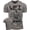 T-Shirt Warm Grey, variant on Gymish Recover Fully Men’s Workout T-Shirt – Funny Gym Shirt, Lifting Tee, Deadlift Fitness and Bodybuilding Top