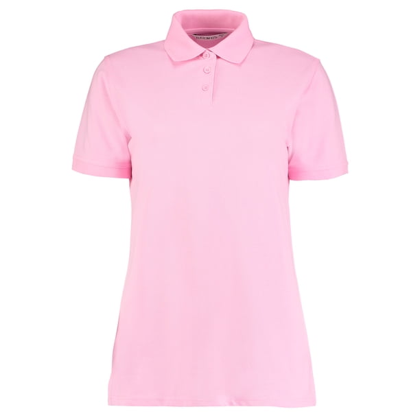 Kustom Kit- Polo de manga corta Klassic Superwash para mujer (Rosa)