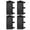 Black, variant on Eonox 4Pcs 10L Canopy Weight Bags, Heavy Duty Water-Filled Weights for Pop Up Tents, Waterproof PVC Windproof Leg Weights for Canopy, Sun Shelter, Gazebo, Patio Umbrella Stabilizer