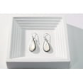 thumbnail image 6 of Classic Teardrop Shaped White MOP Inlaid Sterling Silver Dangle Earrings, 6 of 7