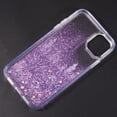thumbnail image 2 of Liquid Glitter Case for iPhone 14 Plus and Belt Holster Pouch (Lavender Purple/Brown), 2 of 9