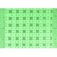 thumbnail image 1 of Ahgly Company Indoor Rectangle Abstract Emerald Green Modern Area Rugs, 7' x 9', 1 of 4