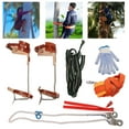 thumbnail image 6 of Adjustable Tree Climbing Spike Set Pole Climbing Spurs Tool Climber Strap Gaffs, 6 of 14