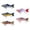5 COLORS, variant on 1-10PCS Minnow Sinking Lure Fishing with 3D Eyes Double Hooks,Artificial Hard Bait Swimbaits Bass Fish Crankbaits Fishing Bionic Lure Fishing Tackle