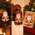 thumbnail image 6 of Christmas Santa Claus Acrylic Hanging Ornament Cute Flat Pendant Decoration for Xmas Tree Wreath Holiday Party Home Decor, 6 of 7