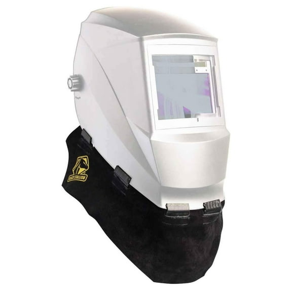 AH5040-BK Split Cowhide Wrap-Around Helmet Bib