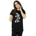 thumbnail image 2 of Looney Tunes Womens Rapper Bugs Bunny Cotton Boyfriend T-Shirt, 2 of 7