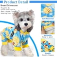 thumbnail image 4 of XPUDAC Pijamas para perros pequeños de 4 piezas, ropa de pijamas para cachorros, trajes para perritos, camisas de Navidad, durmientes para mascotas, gatos, Jammies-L, 4 of 4
