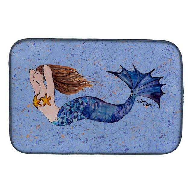 Carolines Treasures 8337DDM Sirène Plat Tapis de Séchage