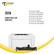Toner Bank 32A CF232A Drum Unit 2 Pack Compatible for HP 32A CF232A Black Drum for MFP M227fdw M227fdn M227sdn M227 M203dw M203d M203dn M203 Printer