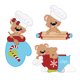 thumbnail image 2 of 3 piezas de troqueles de corte de metal con diseño de oso navideño divertido, plantilla de chef con diseño de animal de feliz año nuevo para manualidades de tarjetas y álbumes de recortes, 2 of 4