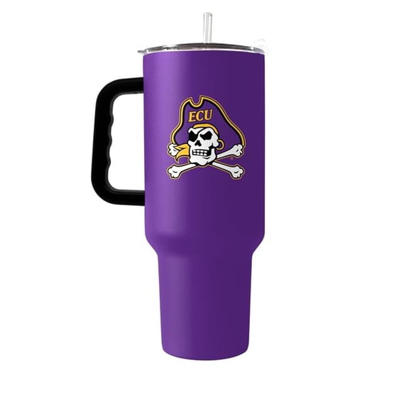Logo Brands 131-S40PT-34 East Carolina 40 oz Flipside Powder Coat Tumbler
