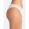 thumbnail image 3 of No Boundaries Valentine's Day Sheer Micro Cheeky Panties, 2-Pack, Women's, 3 of 5