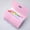 Pink, variant on Mini Accordion File Folder, Clear Plastic Multi-Compartment Organizer for Receipts, Bills, Coupons - Durable, Portable, Assorted Colors for Home/Office/Travel