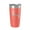 Coral, variant on Bayou D'Arbonne Lake Map Tumbler Travel Mug Insulated Laser Engraved Coffee Cup Louisiana 20 oz Coral