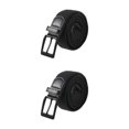 thumbnail image 1 of Youkk Statement No Hole Braided Belt For Modern Touch Multiple Colors To Choose black 2Set, 1 of 6