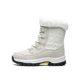 thumbnail image 1 of Gomelly Womens Snow Boots Waterproof Winter Boots Non-Slip Warm Mid-Calf Boot Beige 5, 1 of 9