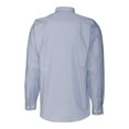 thumbnail image 3 of Men's Cutter & Buck  Light Blue Gwinnett Stripers Big & Tall Oxford Stretch Long Sleeve Button-Down Dress Shirt, 3 of 3
