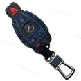 thumbnail image 2 of Dobrev Genuine Leather Cover Case Fob Remote Protector KeyChain Skin Holder Keyless Entry for Mercedes Benz C E S G M R SL Class Smart Key, 2 of 8