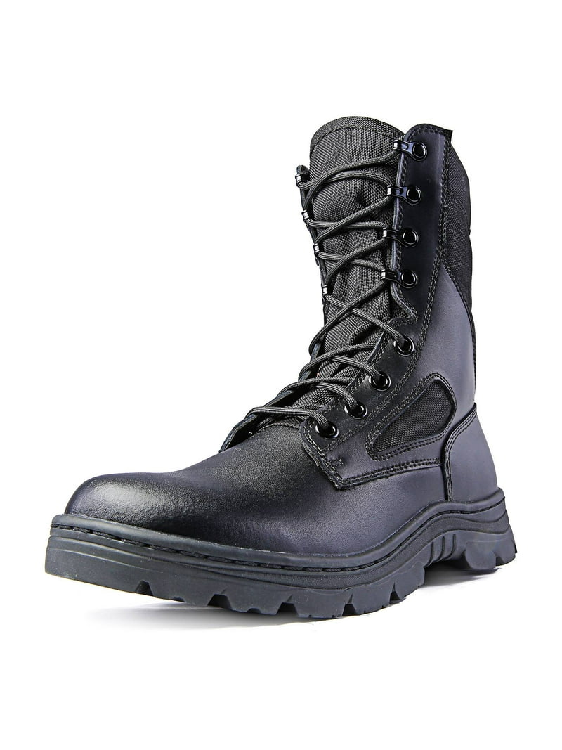 Tactical Men’s Leather Oil & slip resistance Boot Amazon.com: WIDEWAY Men main image 4