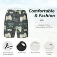 thumbnail image 4 of Kdxio Gamers Print Men'S Swim Trunks With Compression Liner 7 Inch Inseam Quick Dry Swim Shorts, 4 of 7