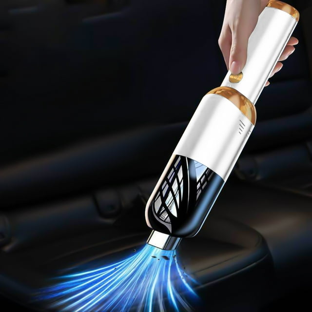 EGNMCR High Power Car Handheld Wireless Rechargeable Portable Vacuum Cleaner With Flashlight 4000mAh Battery Used As A Power Bank, Gift