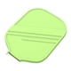 thumbnail image 2 of La funda para raqueta Pickleball se adapta a la mayoría de las raquetas, soporte de almacenamiento duradero con cierre de cremallera Verde, 2 of 8