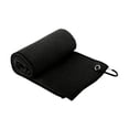 thumbnail image 1 of Toalla de golf cómoda con toalla limpia de pelota de golf accesorios de golf carabinores Negro, 1 of 8