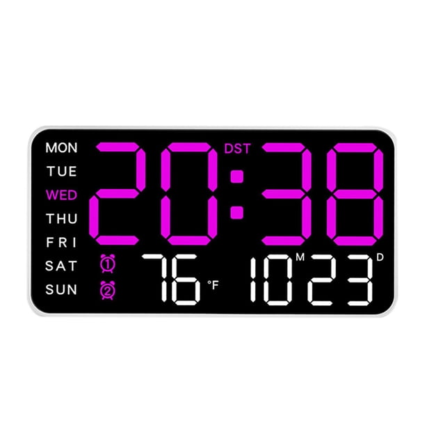 Reloj despertador digital LED Strade Fareast Limited con control de temperatura y sonido