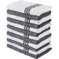 thumbnail image 2 of Utopia Towels Kitchen Towels, 15 x 25 Inches, 100% Ring Spun Cotton Super Soft and Absorbent Dish Towels, Tea Towels and Bar Towels, (Pack of 12) (Grey), 2 of 3