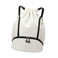 thumbnail image 4 of Mochila con cordón para hombre y mujer, gran capacidad, impermeable, bolsa de natación para playa, 4 of 8