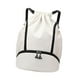 thumbnail image 4 of Mochila con cordón para hombre y mujer, ligera, para exteriores, de gran capacidad, impermeable, con compartimento para zapatos, bolsa deportiva para, 4 of 8