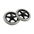 thumbnail image 2 of Esquirla 2 Pcs Roues de Remplacement pour Fauteuil Roulant Roue avant pour Fauteuil Roulant 6 Pouces, 2 of 7