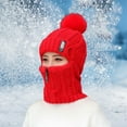 thumbnail image 5 of Women Winter Hat Neck Scarf Headwear Knitted Cold Weather Neckerchief Riding, 5 of 8