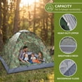 thumbnail image 4 of Veryke 3-4 Person Camping Dome Tent for Camping Hiking - Camouflage, 4 of 18