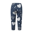 thumbnail image 6 of Mifsaly Women Capri Pants High Waisted Denim Capri Pant Slim Fit Stretchy Cropped Trousers Soft Comfortable Yoga Workout Summer Leggings S, 6 of 7