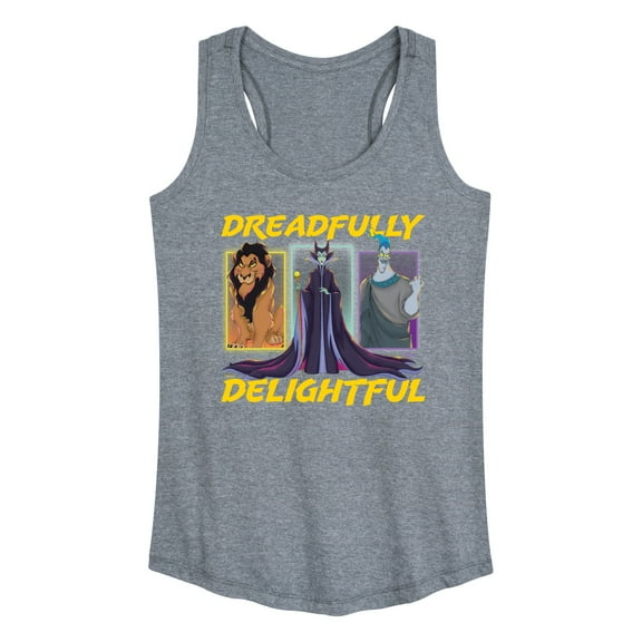 Disney Villains - Dreadlfully Delightful Scar Maleficent Hades - Women's Racerback Tank Top