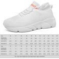 thumbnail image 2 of Zapatillas deportivas para correr, de horma ancha, suaves y cómodas (blanco 40), 2 of 9