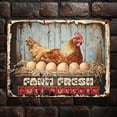 thumbnail image 4 of Chicken Coop Signs Funny Metal Signs Chicken Decor Farm Rooster Yard Decor Vintage Tin Sign Chicken Decorations For Home Farm Fresh Butt Nuggets Sign 12x8 Inch, 4 of 12