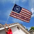 thumbnail image 3 of Dutern Double Sided One Nation Under God Home Flag United We Stand Vintage American Flag Banner 3 Ply with Brass Grommets 12x18 Inch, 3 of 4