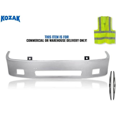 Kozak 18" Chrome Bumper Compatible with Freightliner Century 1996-2004