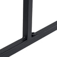 thumbnail image 5 of C Type Single Layer MDF Iron Rectangle Grey Triamine Side Table Black Spray End Tables, 5 of 18