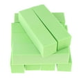 thumbnail image 2 of 10 Pcs Lime à Ongles Tampon, Outils, Ongle Rectangulaire Vert, 2 of 6