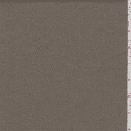 - Cocoa Brown Wool Gabardine, Fabric By the Yard