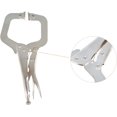 thumbnail image 3 of Handdo 10Pcs C-Pliers 11 Inch Heavy-Duty Locking Pliers Swivel Pads Alloy Steel Heavy Duty C-Type Locking Plier Table and Tool Vise Grip, 3 of 6