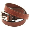 thumbnail image 4 of Orion Leather 1 1/4" Rich Brown Bridle Leather Belt With Saddle Groove, 4 of 4