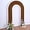 Brown, variant on SAZYY 7ft Nude Spandex Fitted Open Arch Backdrop Cover – Double-Sided U-Shaped Wedding Arch Slipcover for Effortless Ceremony Decor, Bridal Showers, and Event Styling,Covers Pink