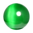 thumbnail image 2 of Natural Quartz Crystal Ball Healing Green Cat Eye Crystal Ball, 2 of 6